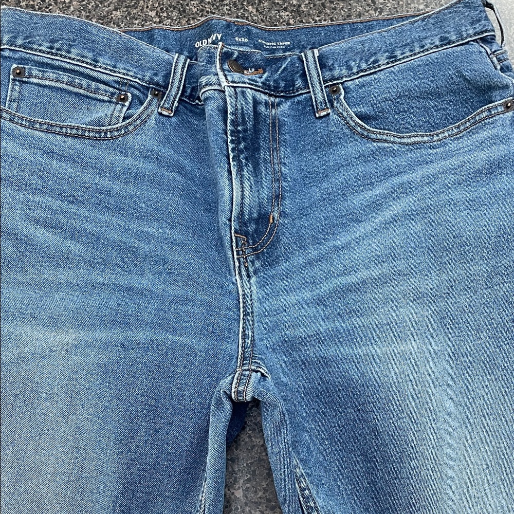 Old Navy Men's Straight Fit Blue Jeans